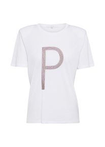 POSTYR, Damen T-Shirt 'POSHORTENSIA TEE', Weiß