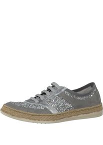 Tamaris, Damen Sneaker 'Deusa', Dunkelgrau / Silber