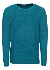 Nowadays, Herren Pullover 'RH structur', Petrol