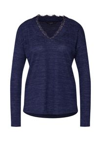 Véro Moda VERO MODA, Damen Shirt 'VMHENNY LS V-NECK TOP', Nachtblau
