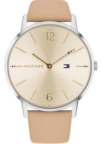Tommy Hilfiger, Damen Uhr 'Alex, 1781974', Beige / Silber