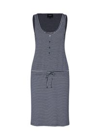 Object, Damen Kleid 'STEPHANIE', Blau / Weiß