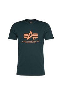Alpha Industries, Herren Print-Shirt, Dunkelgr&uuml;n