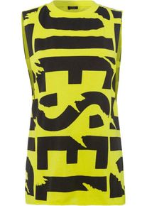 Diesel, Damen Tanktop, Gelb / Schwarz