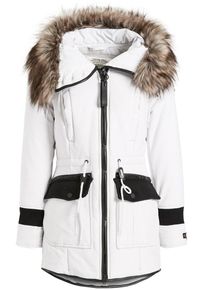 Khujo, Damen Parka 'RETRO BUGS2', Weiß