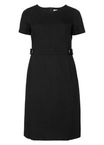 sheego Class, Damen Etuikleid, Schwarz