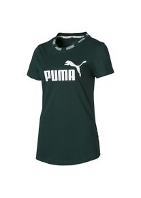 Puma, Damen T-Shirt, Smaragd / Weiß