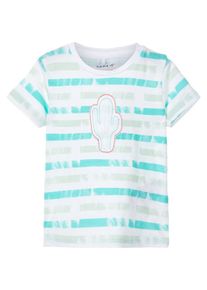 name it, T-Shirt, Blau / Pastellgr&uuml;n / Rot / Wei&szlig;