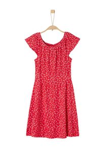 s.Oliver Junior, Mädchen Jerseykleid, Rot / Weiß