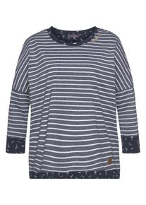 NAVIGAZIONE, Damen Shirt, Blau / Weiß