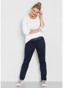 sheego Casual, Damen Schlupfhose, Marine