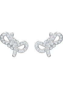 Swarovski, Damen Ohrstecker 'Lifelong Bow 5447080', Silber / Transparent