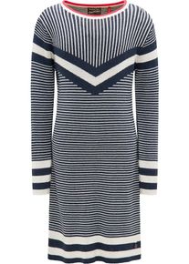 PETROL INDUSTRIES, Mädchen Kleid, Dunkelblau / Melone / Weiß