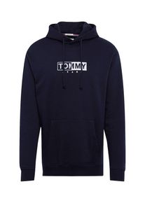 Tommy Jeans, Herren Sweatshirt 'TJM FLEECE EMBROIDERED HOODIE', Dunkelblau / Weiß