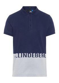 J. Lindeberg J.Lindeberg, Herren Poloshirt 'Alec', Navy / Grau