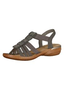 Rieker, Damen Sandalen, Taupe