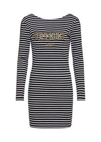 Superdry, Damen Mini-Kleid, Schwarz / Weiß