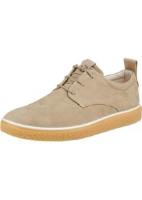 Ecco, Herren Schnürschuhe 'Crepetray', Hellbeige / Hellbraun