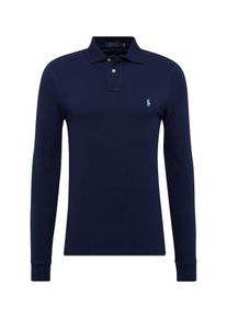 Polo Ralph Lauren, Herren Poloshirt 'LSKCSLIMM2-LONG SLEEVE-KNIT', Navy