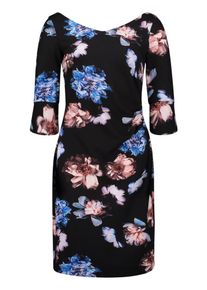 Vera Mont, Damen Kleid, Blau / Altrosa / Schwarz