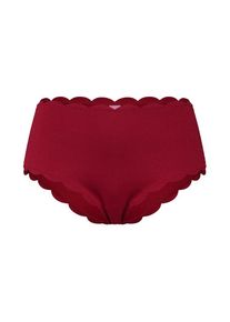 Hunkemöller Hunkemöller, Damen Bikinihose 'Scallop Dreams High Cheeky', Rot