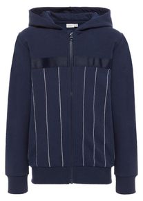 name it, M&auml;dchen Gestreiftes Sweatshirt, Blau / Naturwei&szlig;