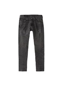 Abercrombie & Fitch Abercrombie & Fitch, Herren Jeans 'BLK SIDE TAPE', Black Denim