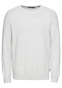 Jack & Jones JACK & JONES, Herren Pullover 'POST KNIT CREW NECK', Hellgrau