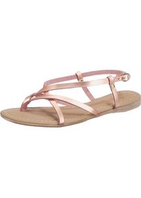 Pier One, Damen Riemchensandalen, Rosa