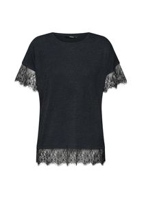 Only, Damen Shirt 'onlMOSTER S/S LACE DETAIL JRS', Schwarz