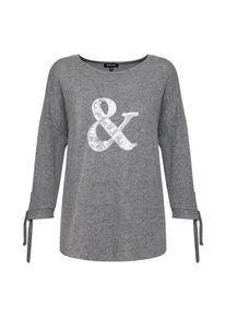 More & More MORE & MORE, Damen Pullover, Graumeliert