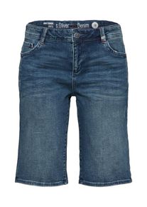 s.Oliver RED LABEL, Damen Bermuda, Blue Denim