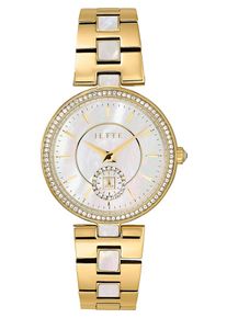 JETTE, Damen uhr 'Time', Bronze / Wei&szlig;