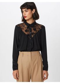 Vila, Damen Bluse 'VICLAULINE L/S SHIRT', Schwarz