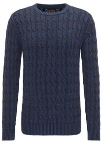 PETROL INDUSTRIES, Herren Pullover, Royalblau / Pastellrot