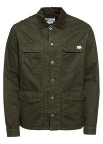 Jack & Jones JACK & JONES, Herren Hemd 'JCOSQUARE SHIRT WORKER', Oliv