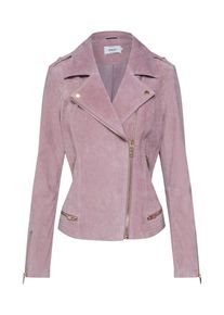 Only, Damen Lederjacke 'LUX SUEDE', Rosé