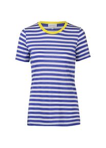armedangels, Damen T-Shirt 'Lidaa', Blau / Wei&szlig;