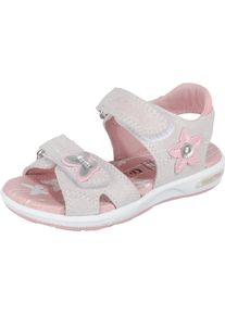 Superfit, M&auml;dchen Sandalen, Hellgrau / Altrosa