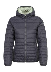 CMP, Damen Steppjacke mit abnehmbarer Kapuze, Dunkelgrau