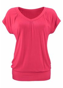 Lascana, Damen Shirt, Cranberry