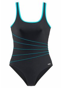Lascana, Damen Badeanzug, Schwarz
