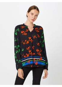 EMILY VAN DEN BERGH, Damen Bluse 'bluse', Gr&uuml;n / Rot / Schwarz