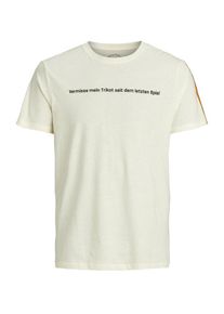 Jack & Jones JACK & JONES, Herren Statet T-Shirt, Weiß