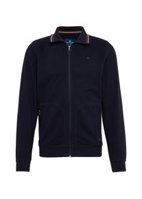 Tom Tailor, Herren Sweatjacke, Navy / Grau / Rot