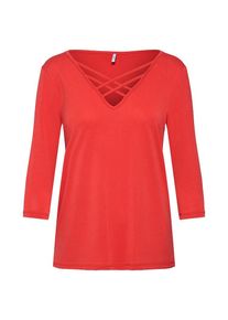 Only, Damen Shirt 'onlfFREE', Orangerot