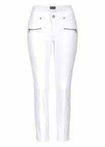 Laura Scott, Damen Röhrenhose, Weiß