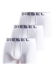 Diesel, Herren Boxershorts 'Damien', Dunkelgrau / Wei&szlig;