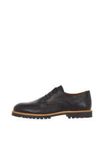 Bianco, Herren Derby-Schuhe 'AON', Orange / Schwarz