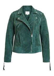 Vila, Damen Jacke 'VICRIS SUEDE JACKET', Grün
